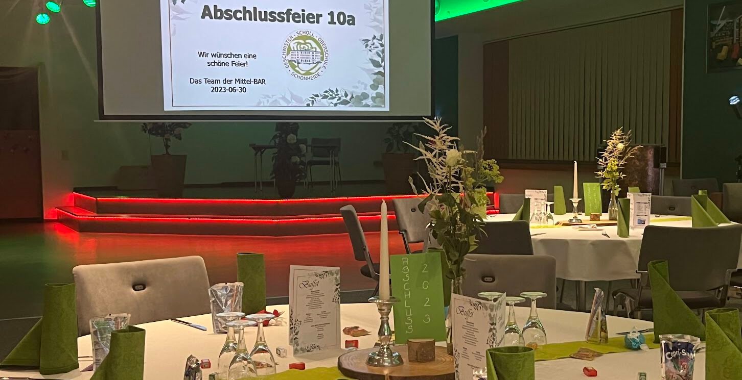 Abschlussfeier Mittel-BAR