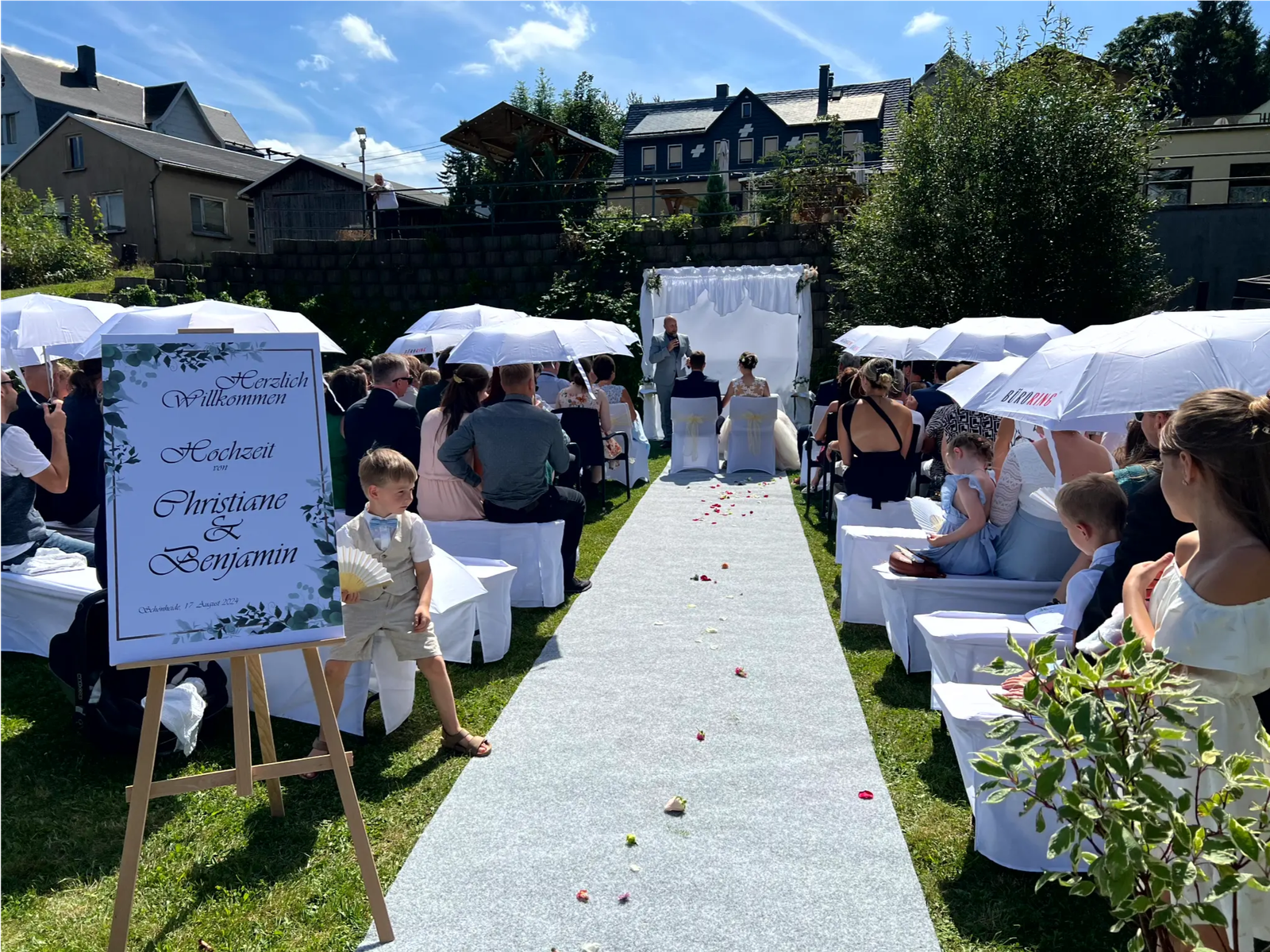 Freie Trauung auf der Trauwiese im Erzgebirge