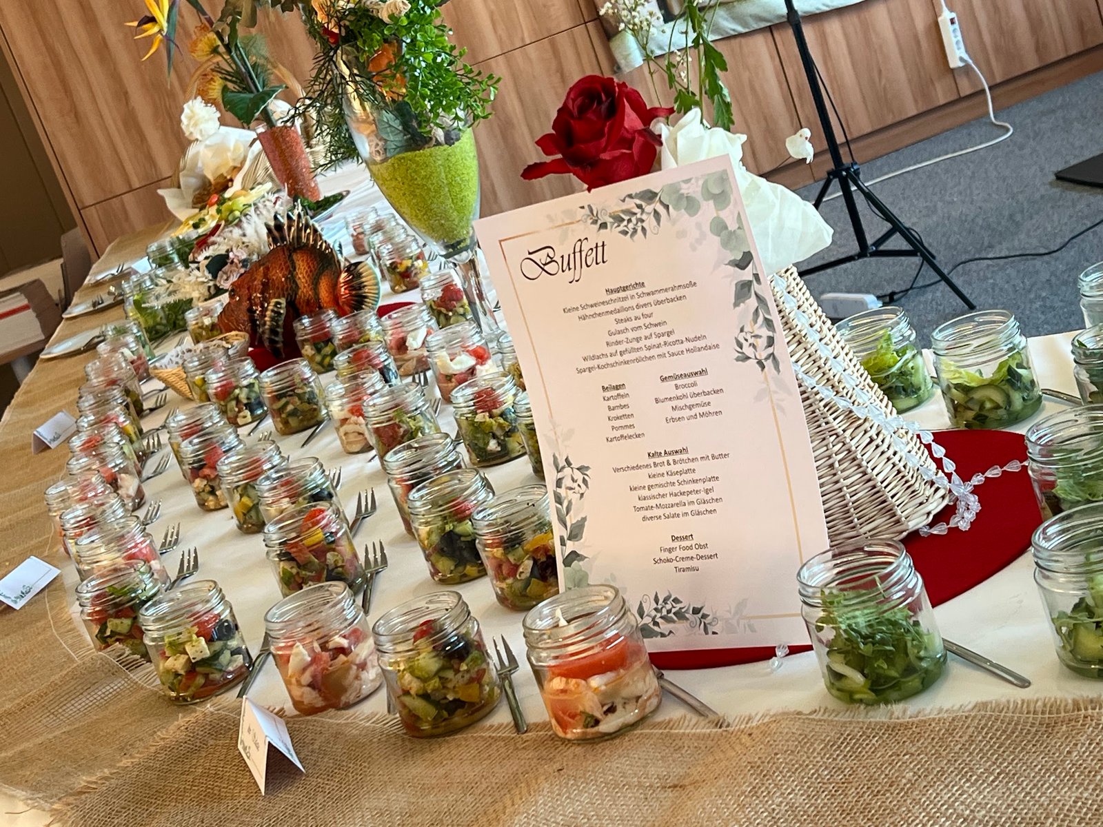 Mitternachtssnack und Party